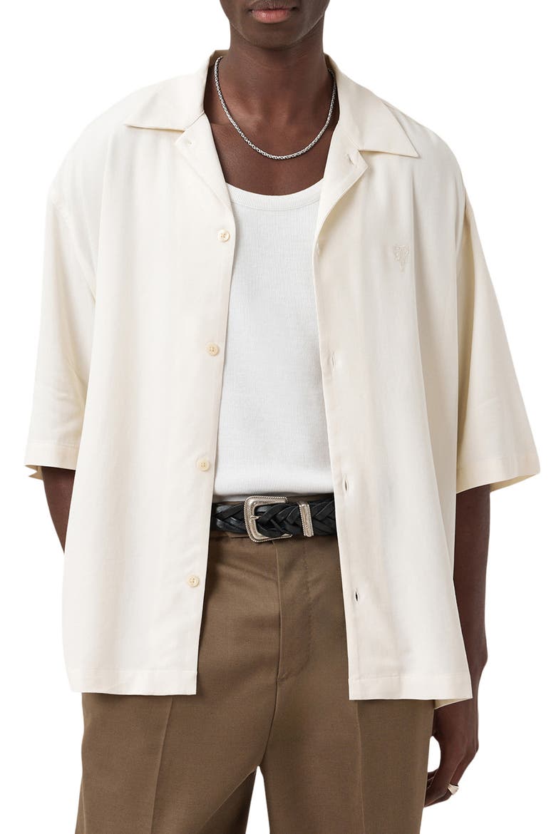 Rialto Camp Shirt, Alternate, color, JETSTREAM WHITE