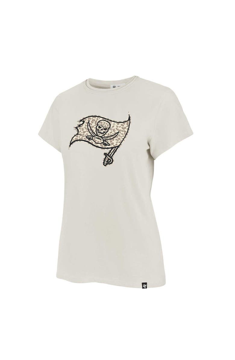 '47 Women's '47 Cream Tampa Bay Buccaneers Panthera Frankie T-Shirt, Alternate, color,