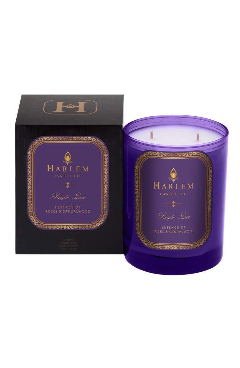 Harlem Candle Co. Purple Love Candle, Alternate, color, 