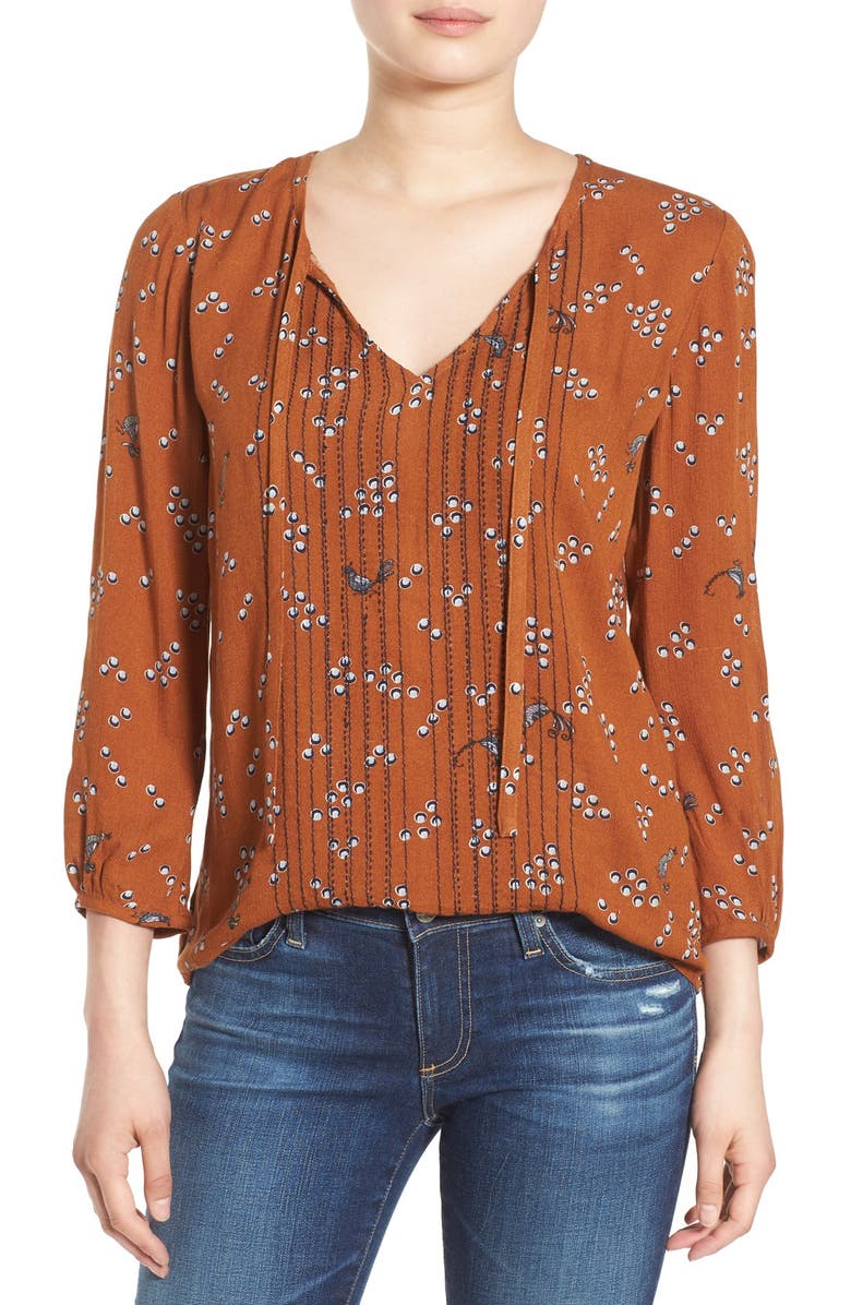 Hinge Peasant Blouse, Main, color,