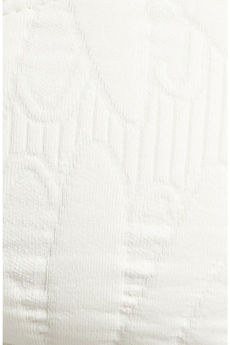 Banana Matelasse Bikini Top, Alternate, color, OFF-WHITE