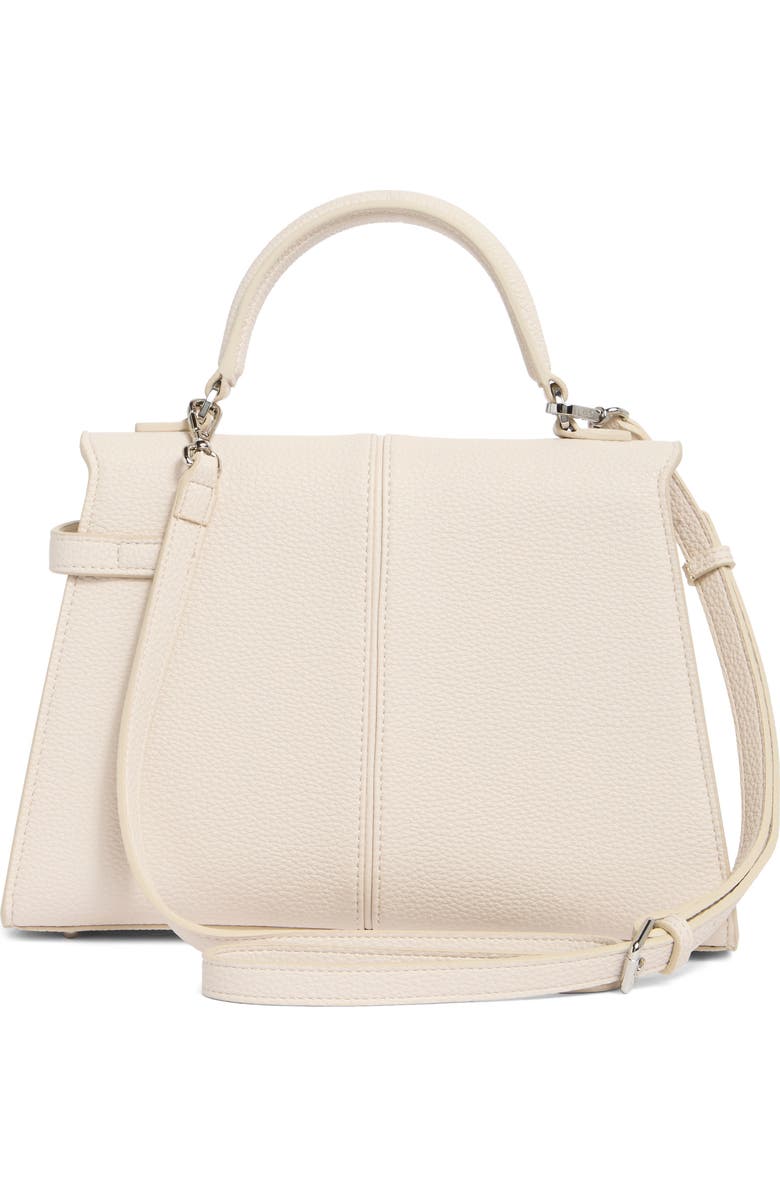 JW PEI Large Elise Faux Leather Top Handle Bag, Alternate, color, White