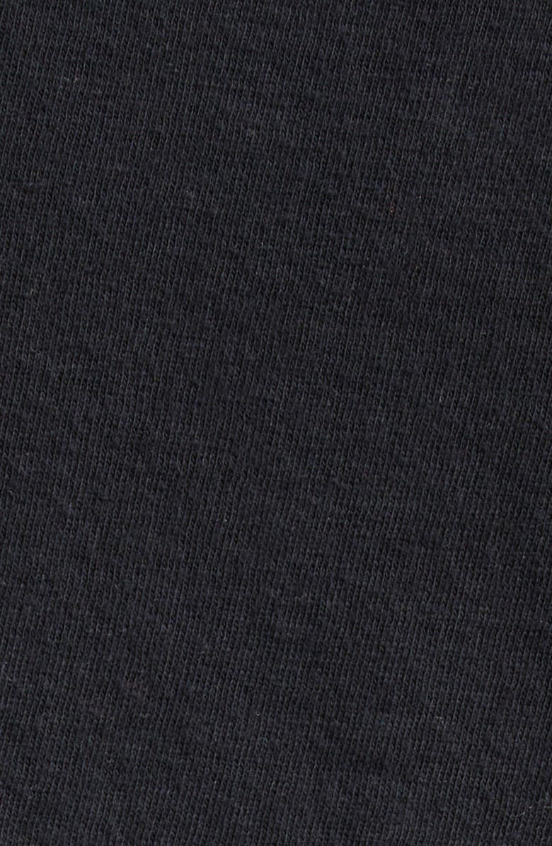 R13 Tight Waist Cotton & Cashmere T-Shirt, Alternate, color, Black