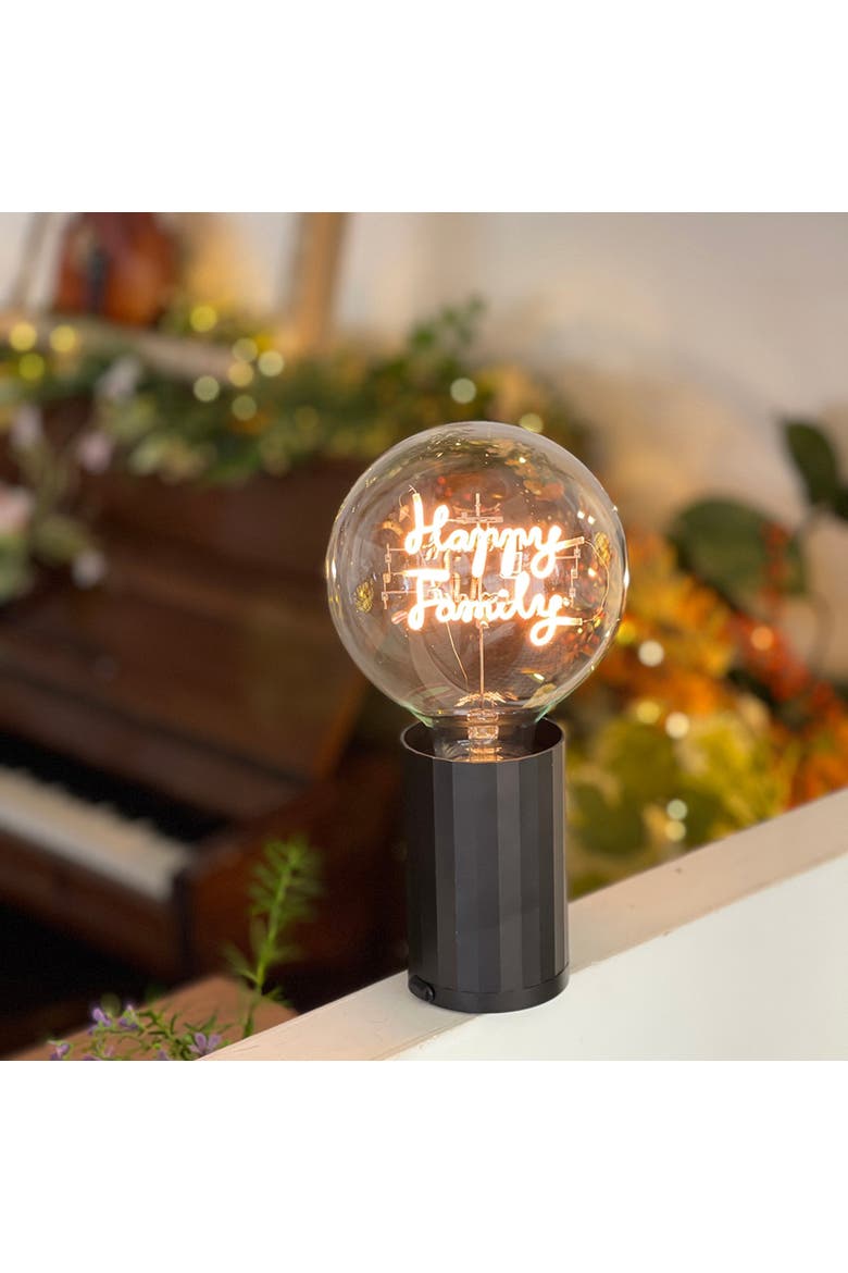 Happy Family Portable Table Lamp, Alternate, color, Emerald
