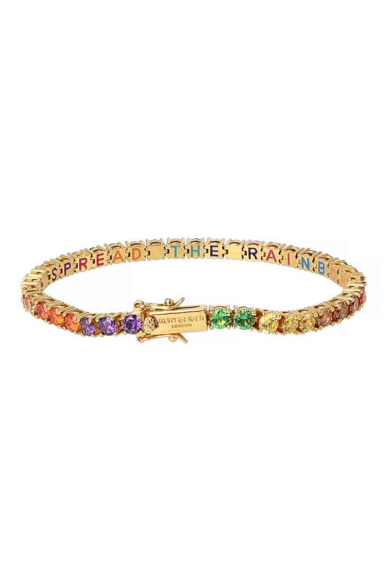 Rainbow Crystal Tennis Bracelet, Alternate, color, RAINBOW MULTI