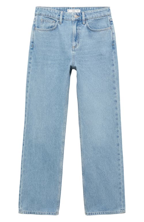 Shop Mango Matilda Mid Rise Straight Leg Jeans