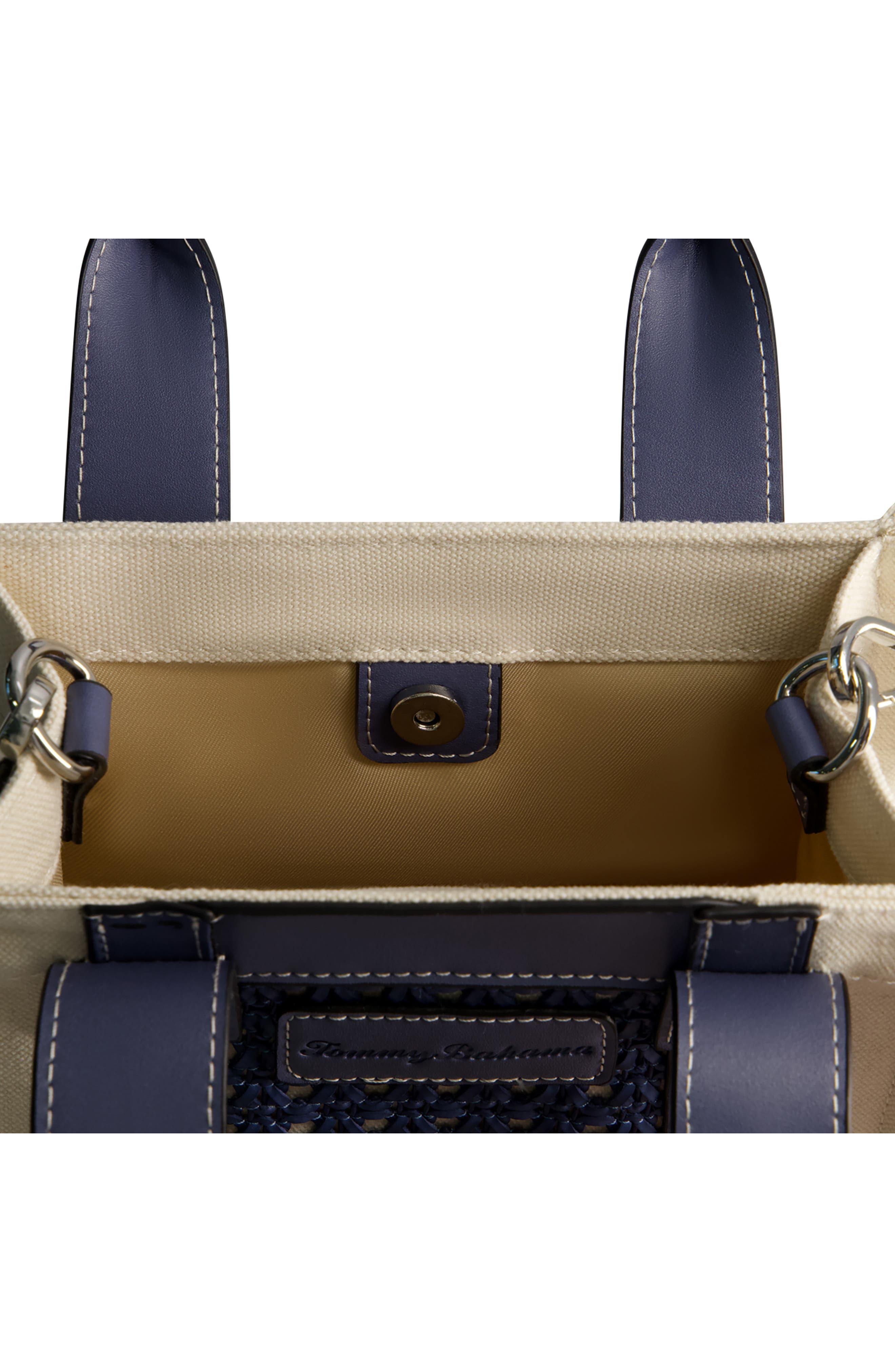 Tommy Bahama Woven North/South Tote Bag, Alternate, color, Blue
