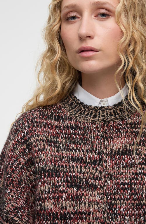 Barbour Saima Merino Wool & Cotton Sweater In Brown