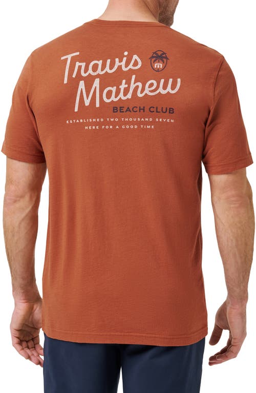 Travismathew Oceanfront Room Graphic T-shirt In Brown