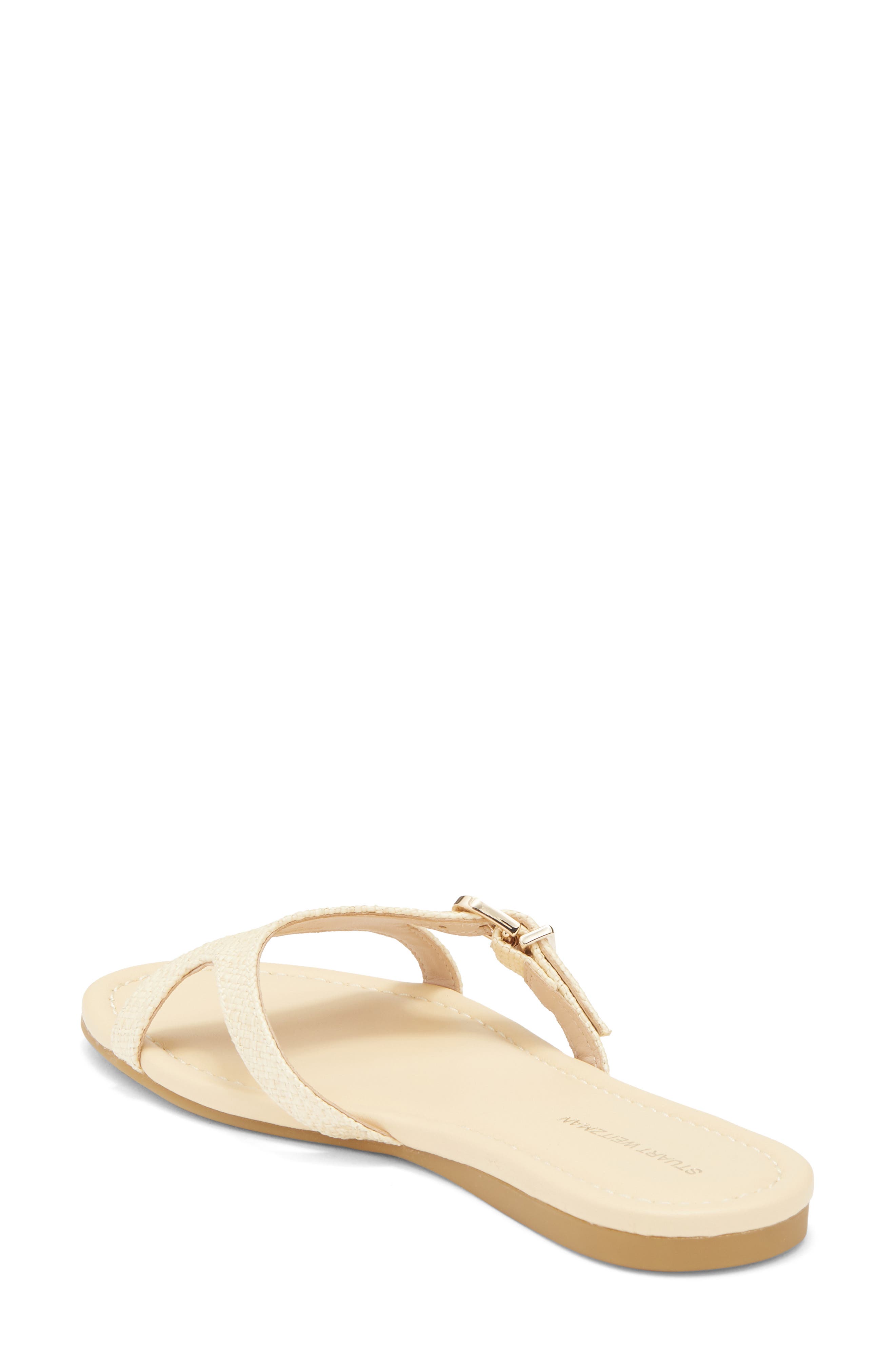 Irene Slide Sandal, Alternate, color, NATURAL