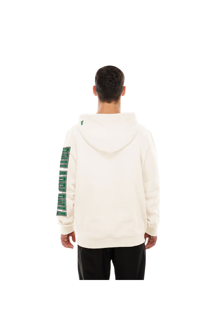 Men's New Era  Cream Philadelphia Eagles Dune Dust Hoodie, Alternate, color, Cream