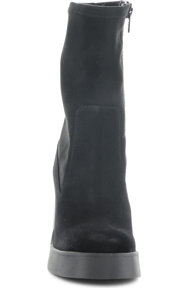 Bos. & Co. Vivica Bootie, Alternate, color, Black Suede/ Top