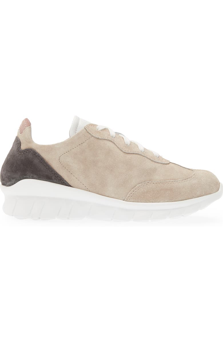 Naot Infinity Colorblock Sneaker, Alternate, color, Sand Stone Suede