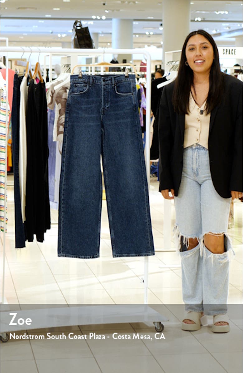 The Getty High Waist Wide Leg Jeans, sales video thumbnail