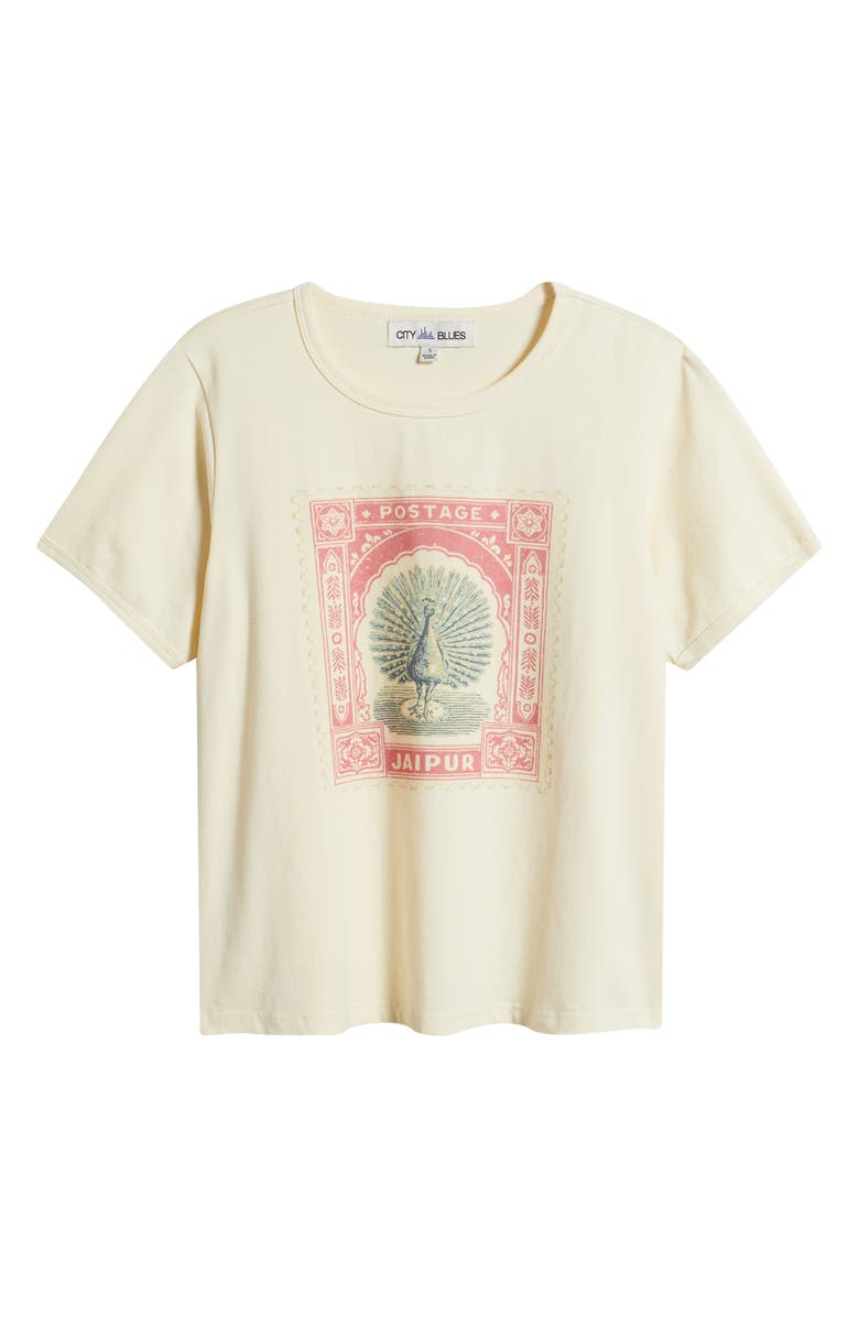 CITY BLUES Cotton Blend Graphic T-Shirt, Main, color, Pearl