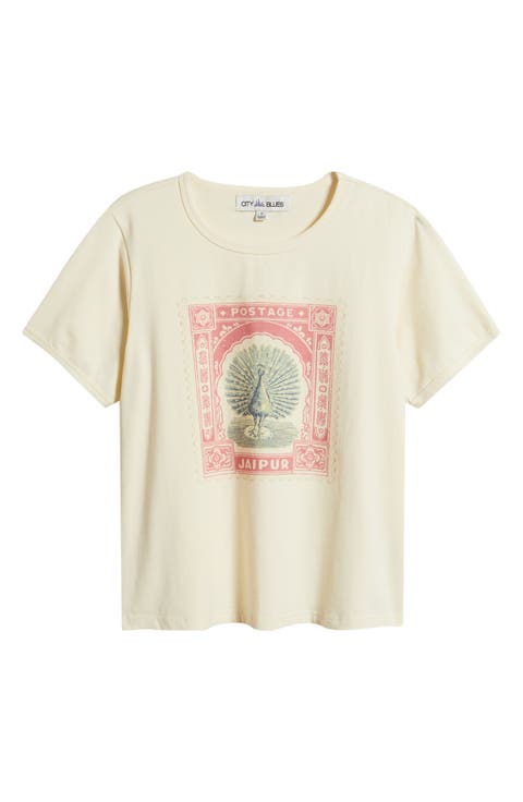 Cotton Blend Graphic T-Shirt
