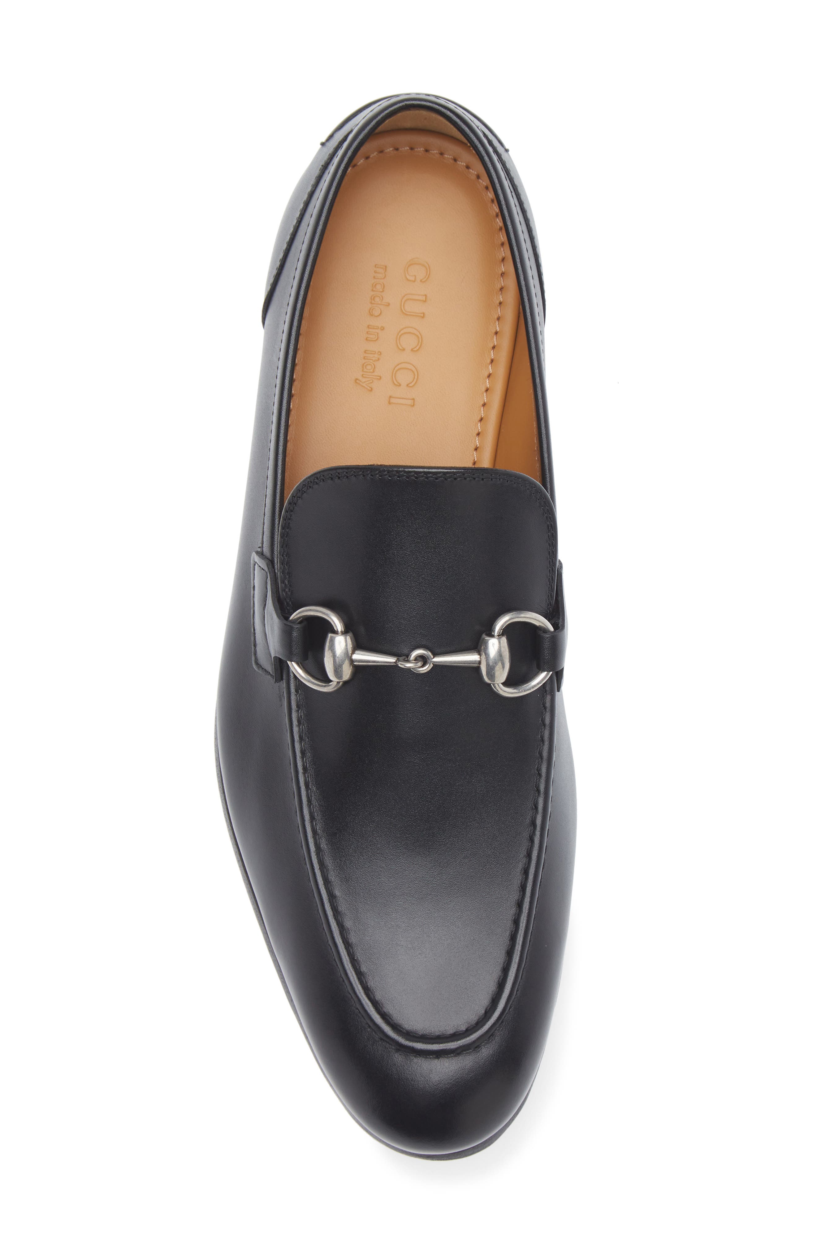 Gucci Jordaan Bit Loafer, Alternate, color, Black