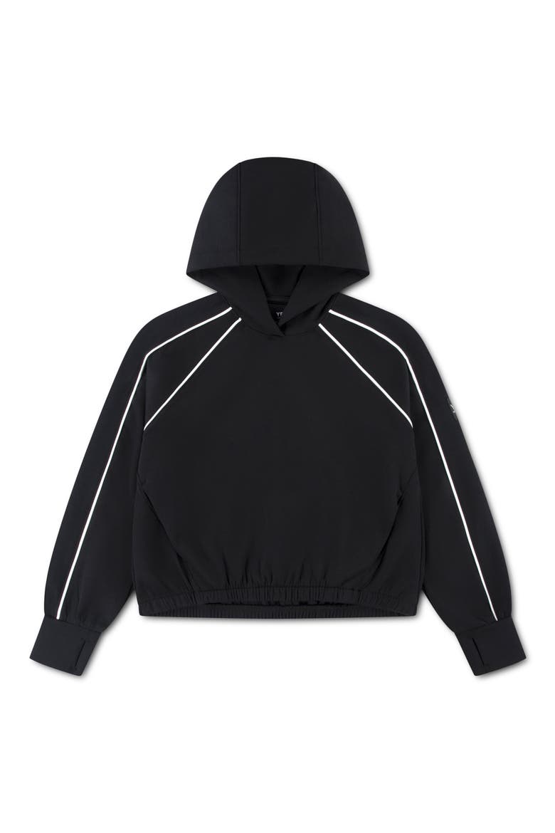 Kids' NeoKnit Raglan Pullover Hoodie, Main, color, BLACK BEAUTY BEAUTIFUL BLACK
