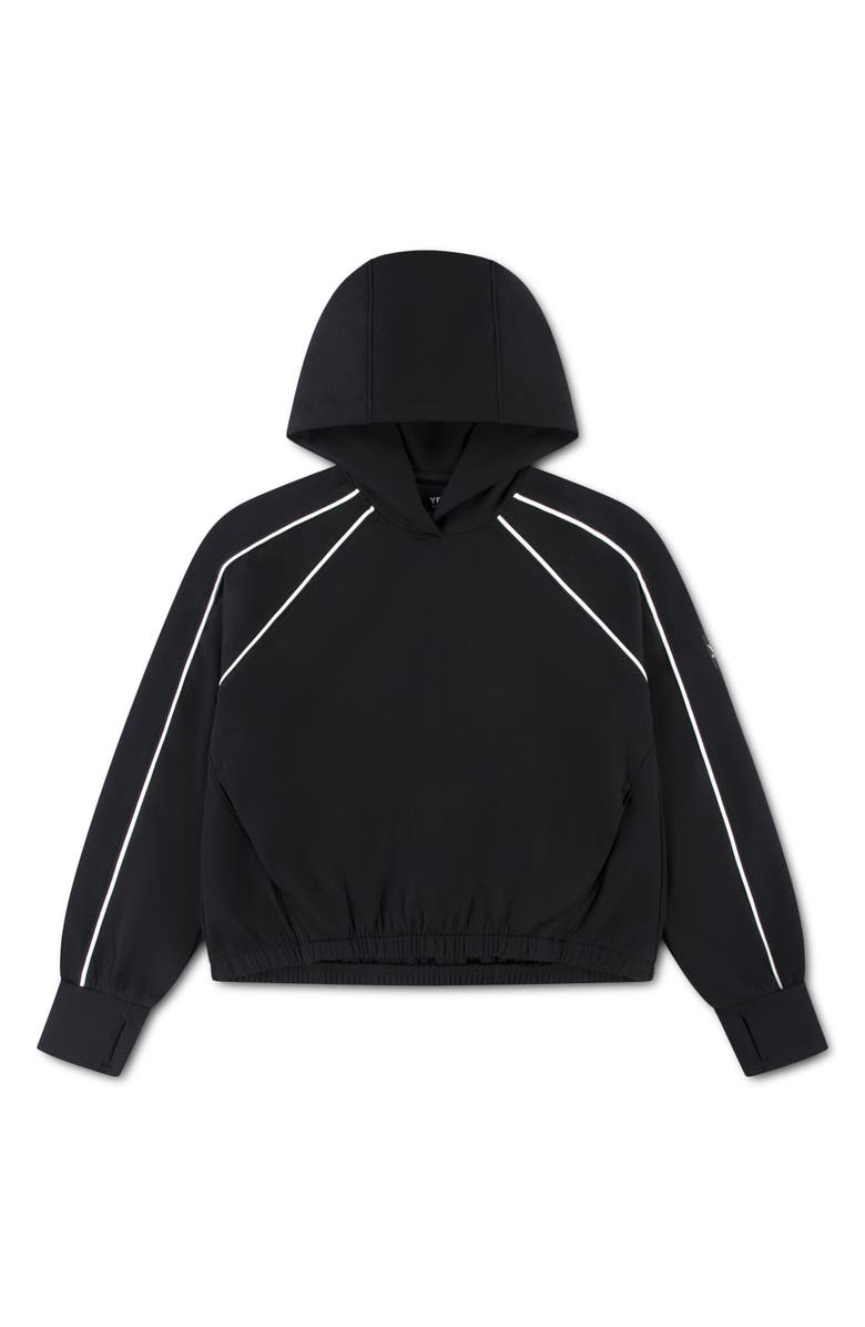 abercrombie kids Kids
 NeoKnit Raglan Pullover Hoodie, Main, color, Black Beauty Beautiful Black