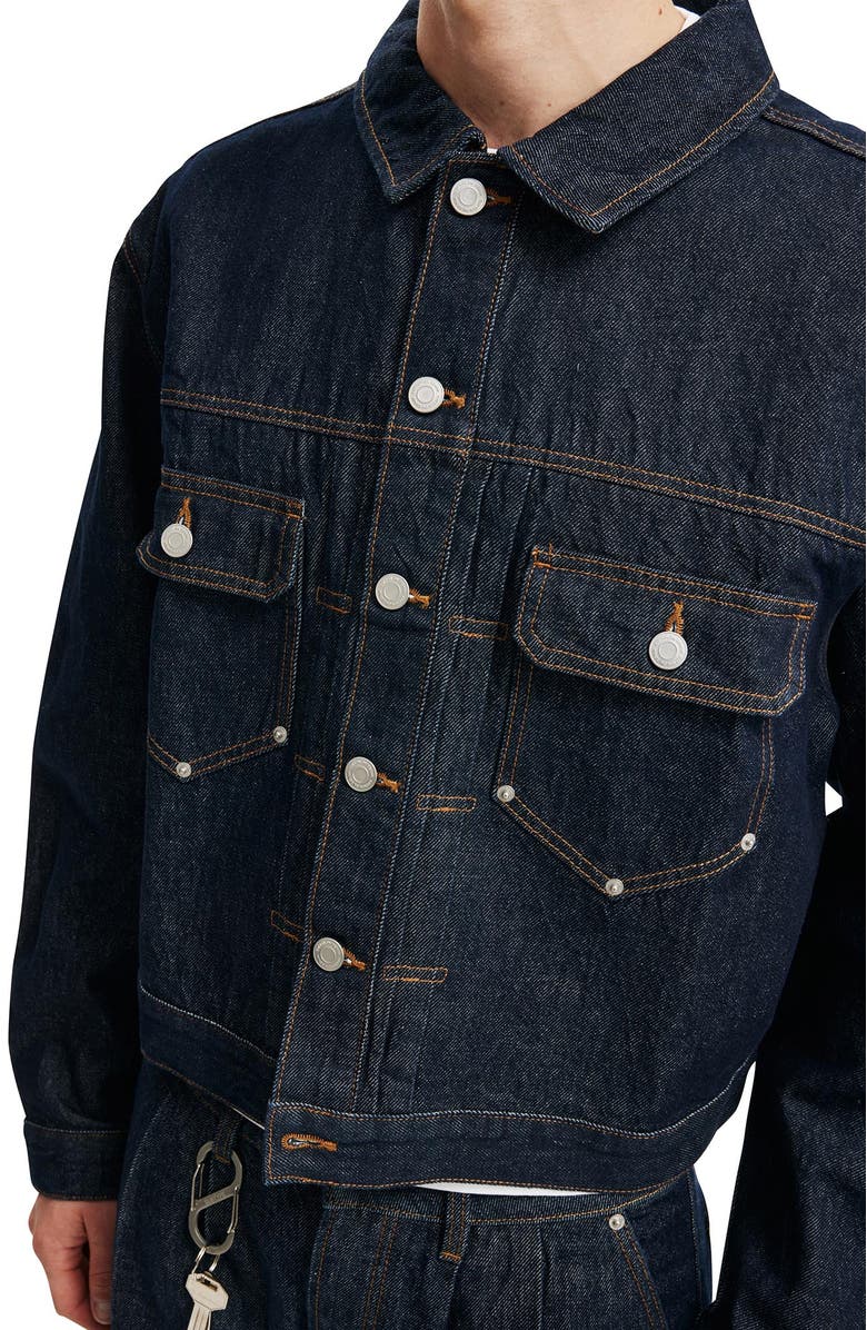 Cotton On Denim Rinse Jacket, Alternate, color,