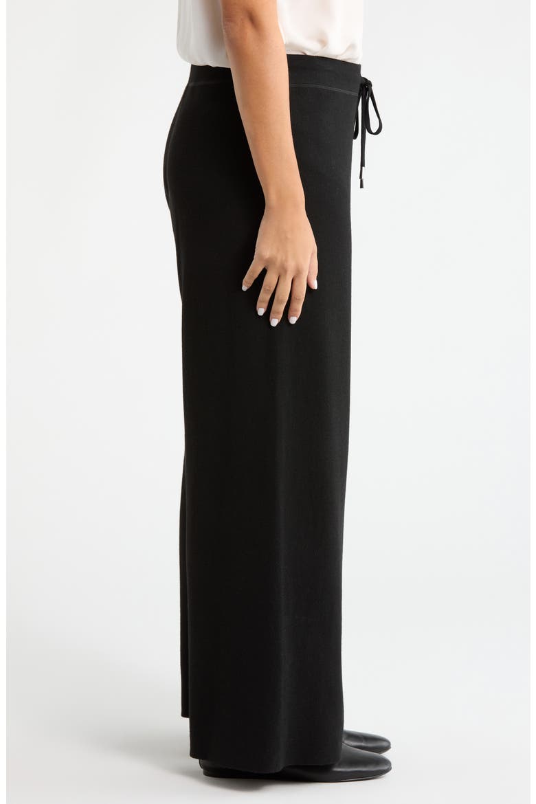 Odessa Reversible Pull-On Wide Leg Pants, Alternate, color, BLACK/ PEARL GREY MELANGE