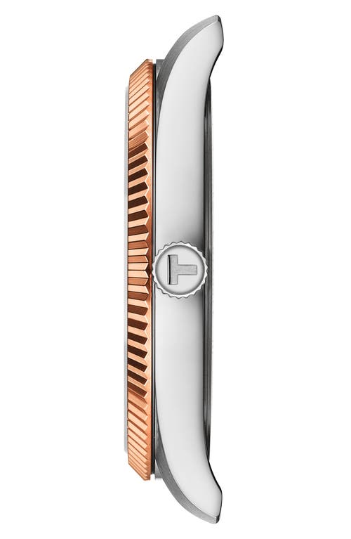 Tissot Ballade Two-tone Bracelet Watch, 40mm In Blue