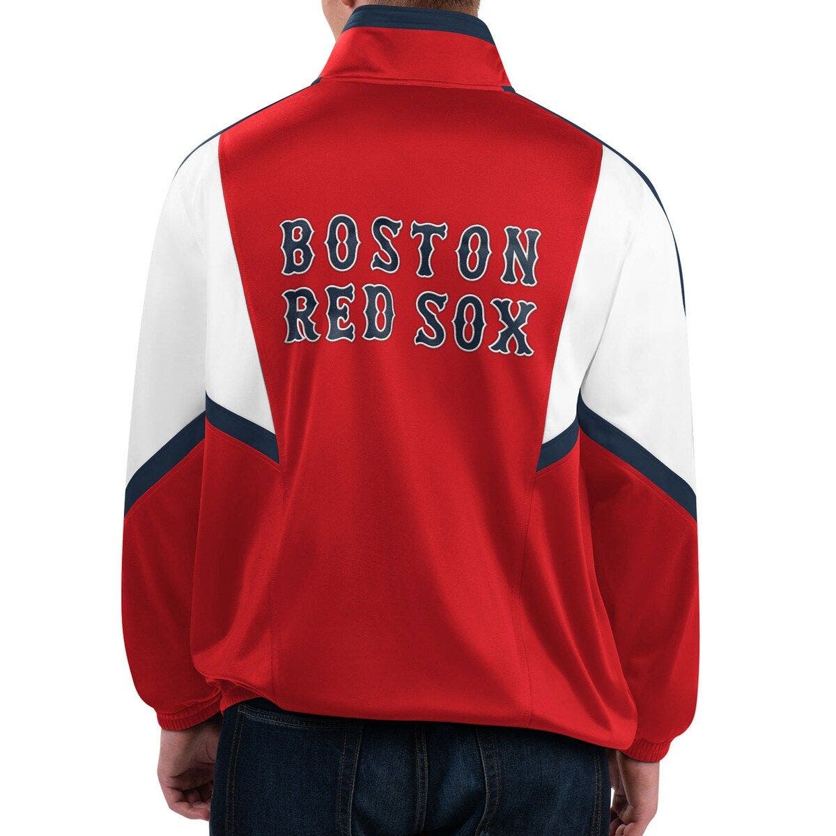 Men's Starter Red Boston Red Sox Lead Runner Full-Zip Jacket - image 2