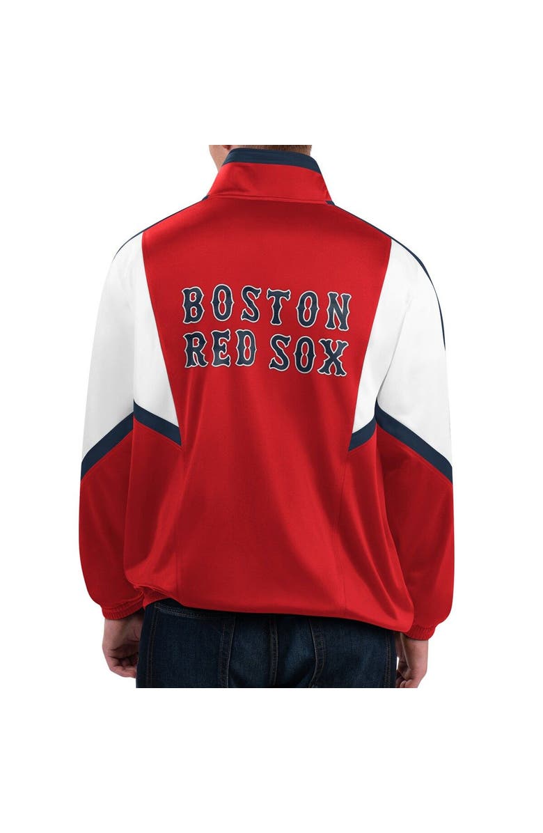 STARTER Men's Starter Red Boston Red Sox Lead Runner Full-Zip Jacket, Alternate, color, Red
