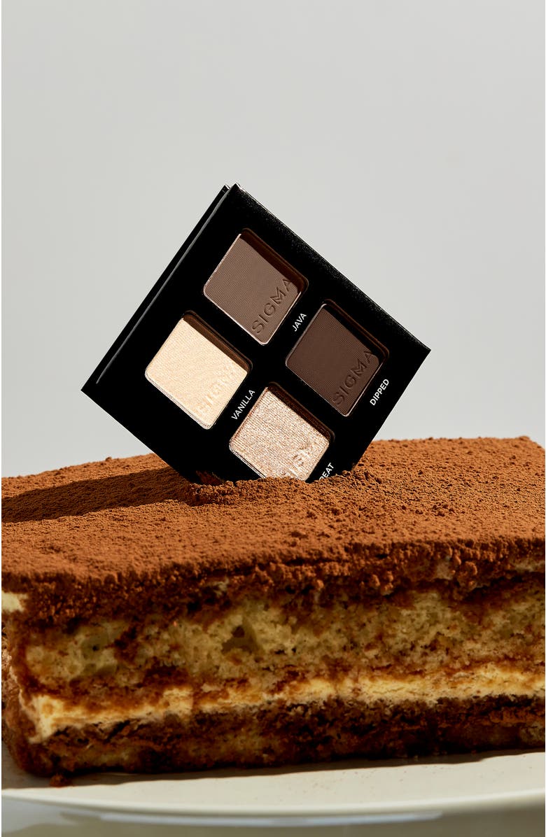 Sigma Beauty Eyeshadow Quad, Alternate, color, Tiramisu - Neutral Browns