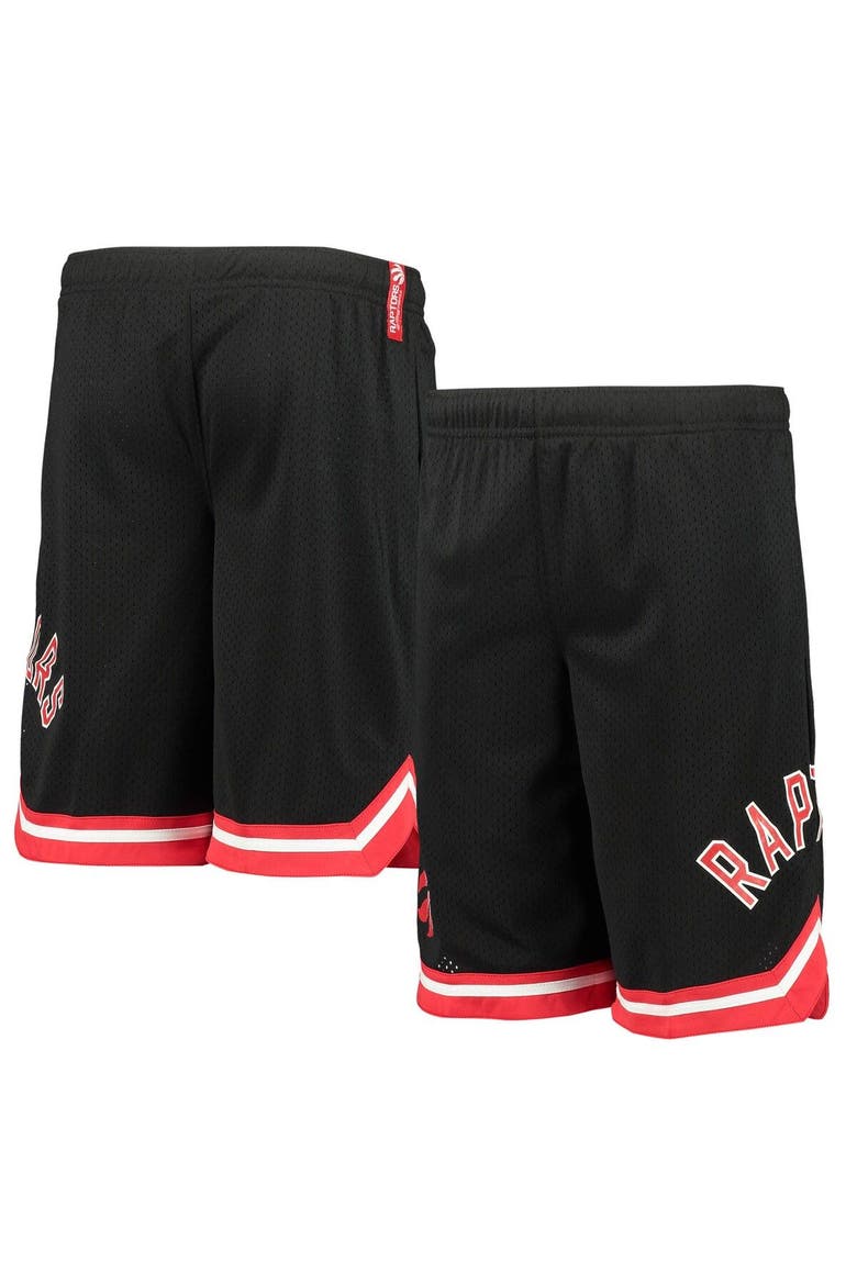 Youth Black Toronto Raptors Box Out Baller Shorts, Main, color, Black
