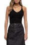V-Neck Ribbed Crop Tank