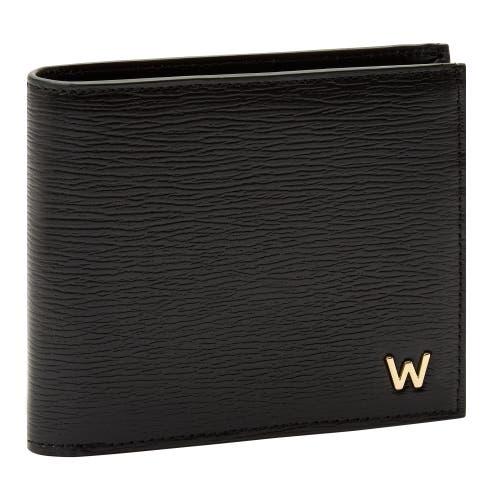 Wolf W Billfold & Coin In Black