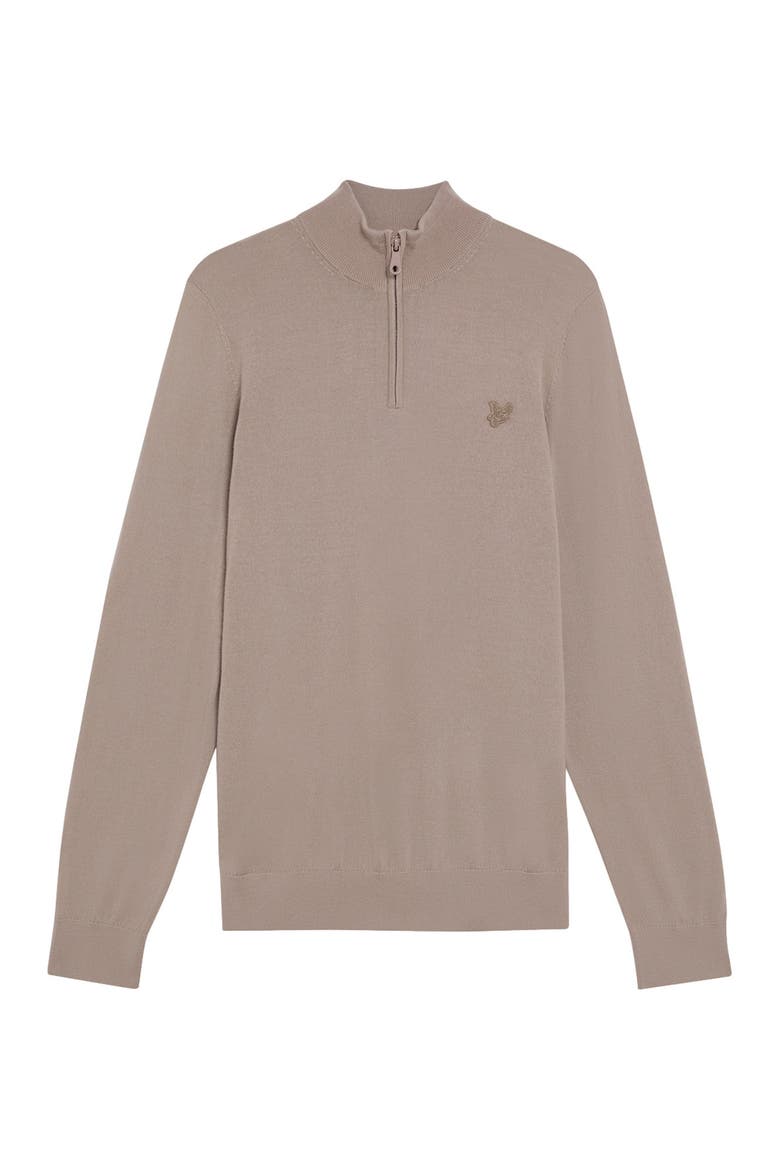 Eagle Merino Quarter Zip Sweater, Alternate, color, Cinder