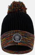 Deux par Deux Lined Knit Winter Hat with Pompom
