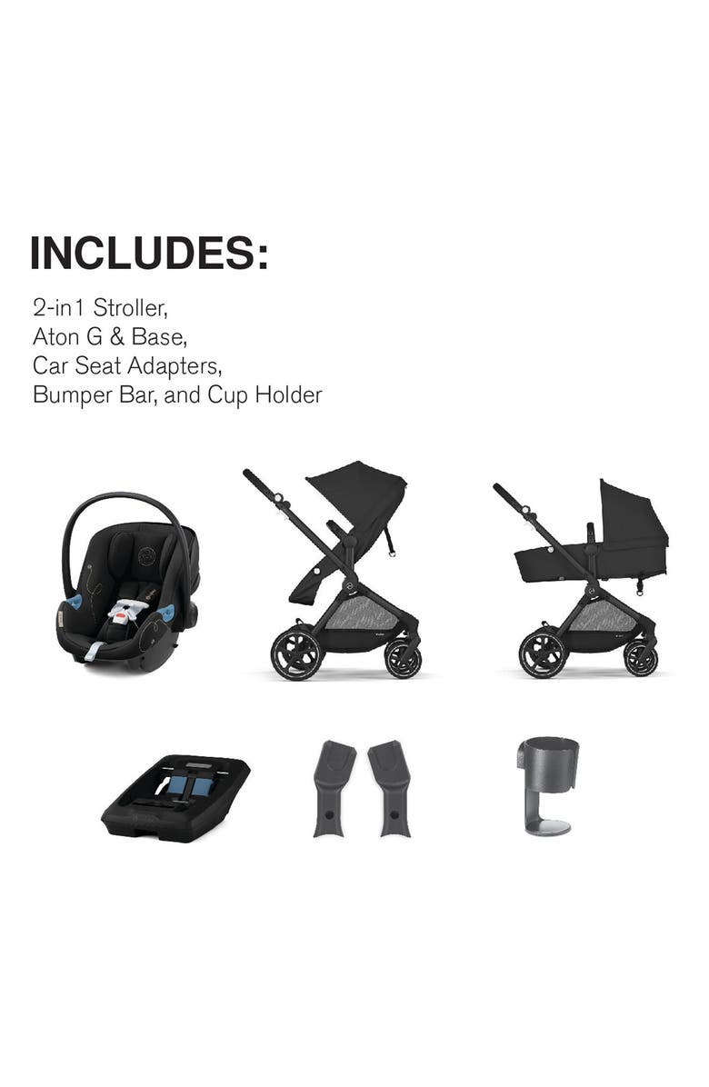 CYBEX EOS Stroller & Aton G Car Seat Travel System, Alternate, color, 
