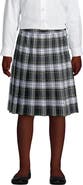Lands' End School Uniform Girls Plaid Pleated Skirt Below the Knee