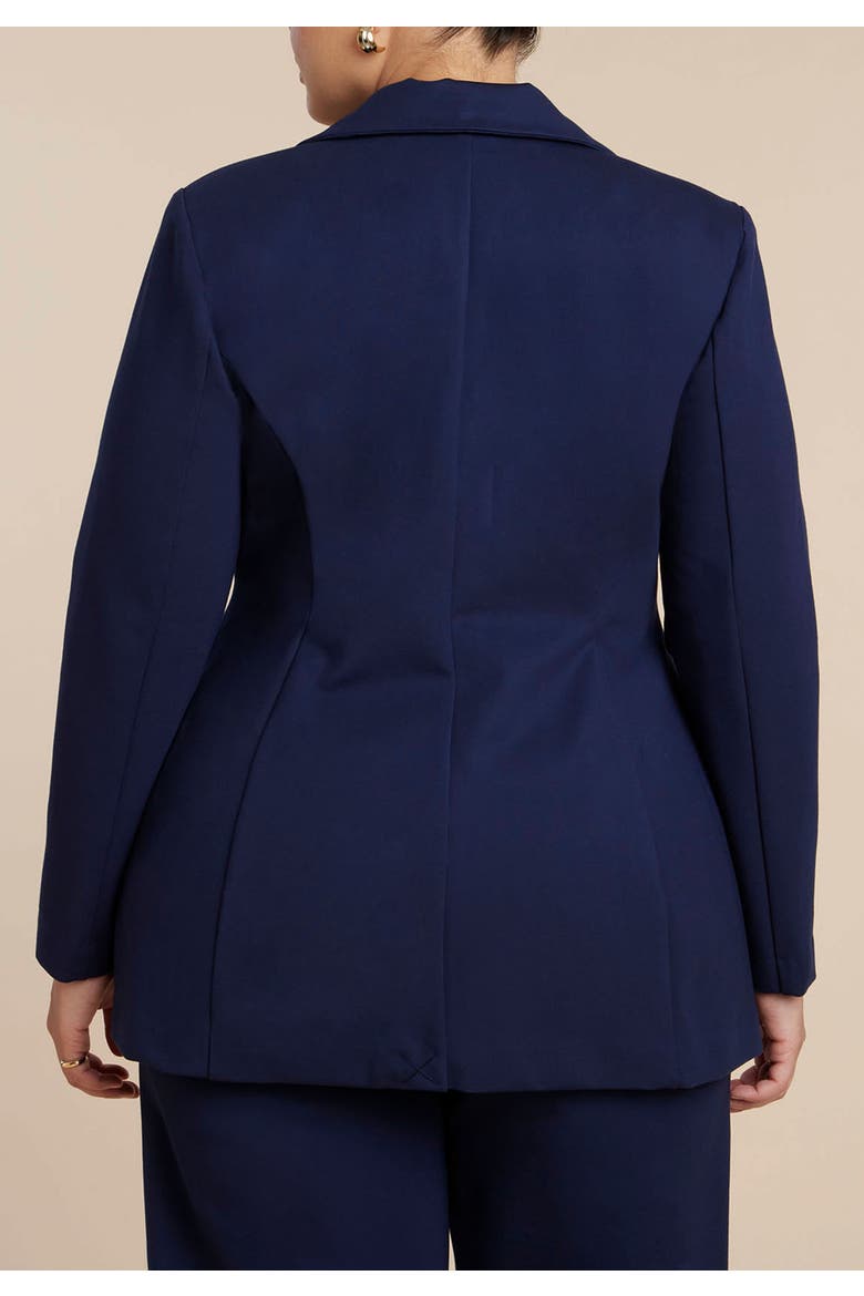 The Ultimate Stretch Nipped Waist Blazer, Alternate, color, MARITIME BLUE