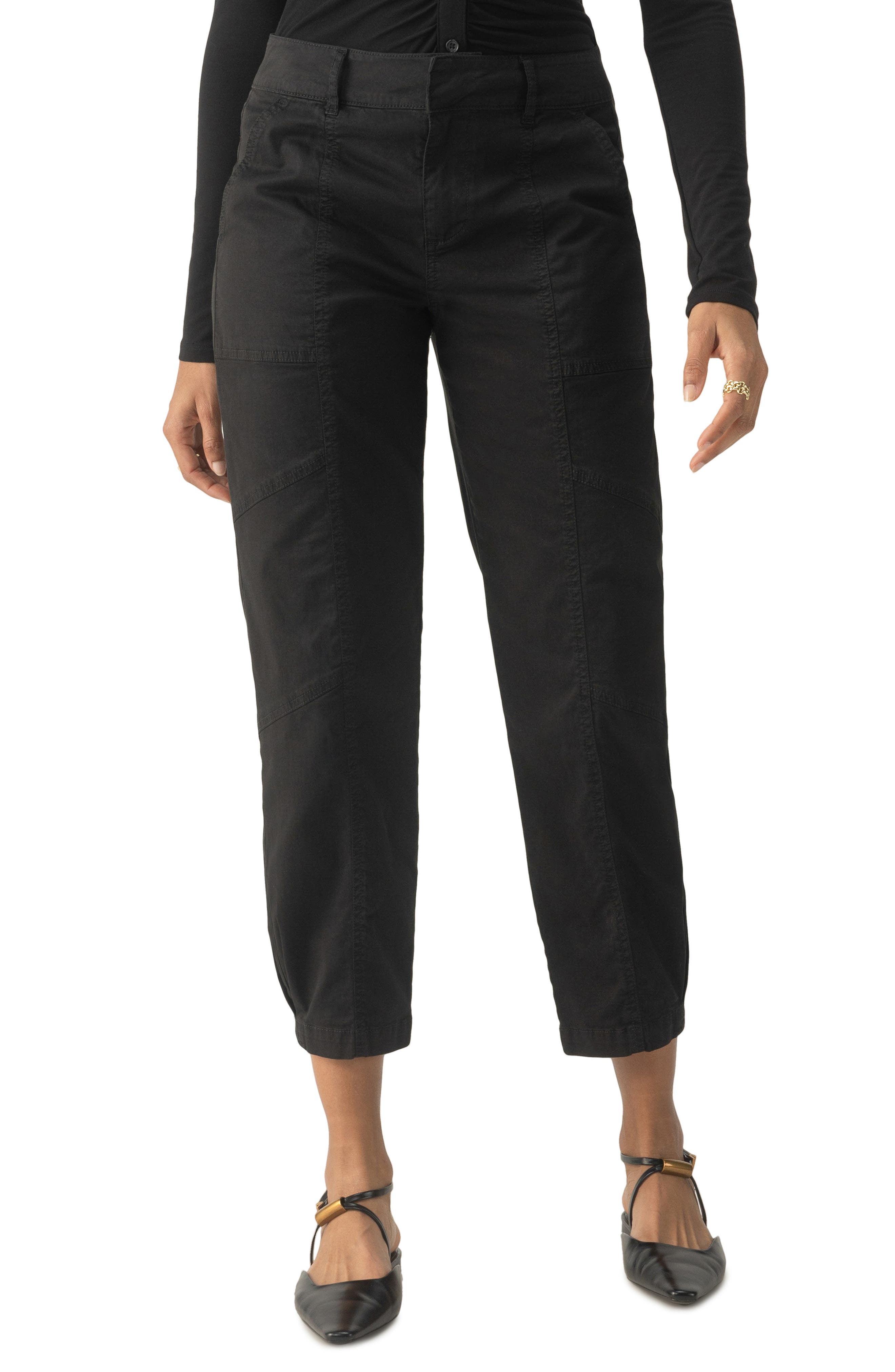Sanctuary Sahara Tapered Stretch Cotton Utility Pants