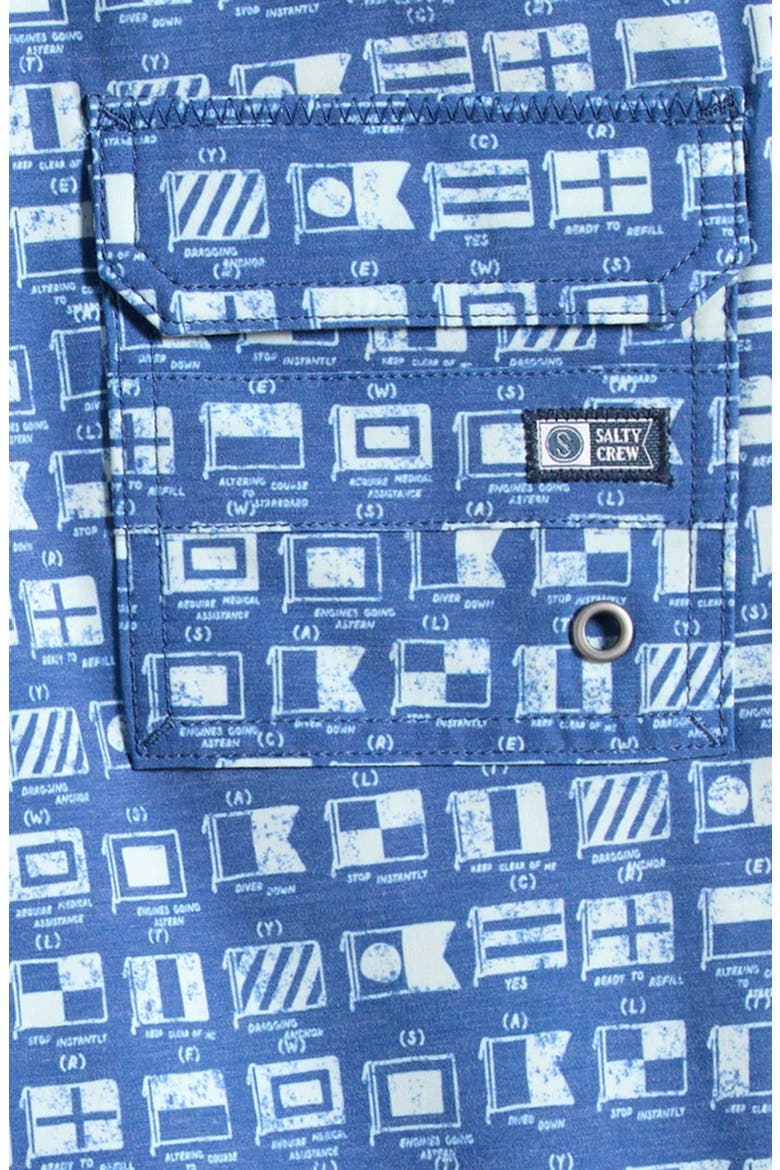 Kids' Crew Volley Swim Trunks, Alternate, color, TRUE NAVY
