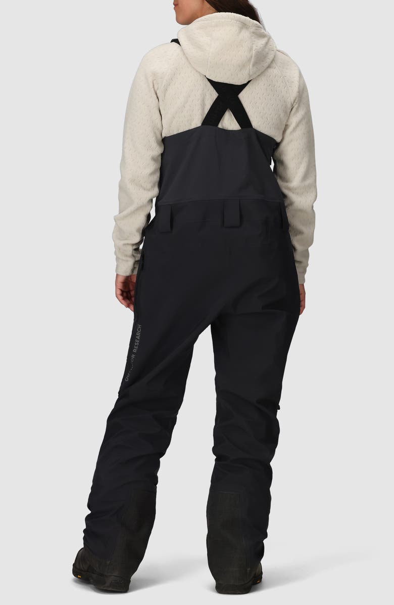 Outdoor Research Hemispheres Team Waterproof Ski Bibs, Alternate, color, Black