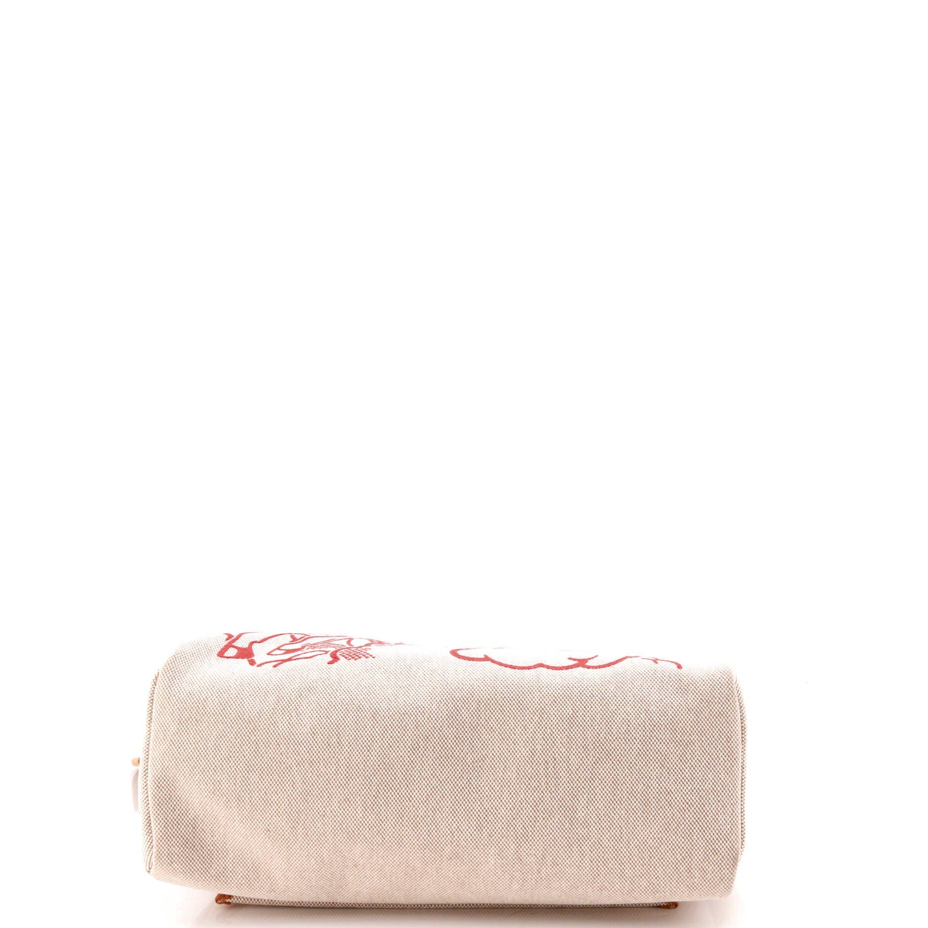 Pre-Owned Hermes Herbag Zip Pegase Pop Toile and Leather 31, Alternate, color, Gold