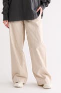 Vince Washed Cotton Wide Leg Pants