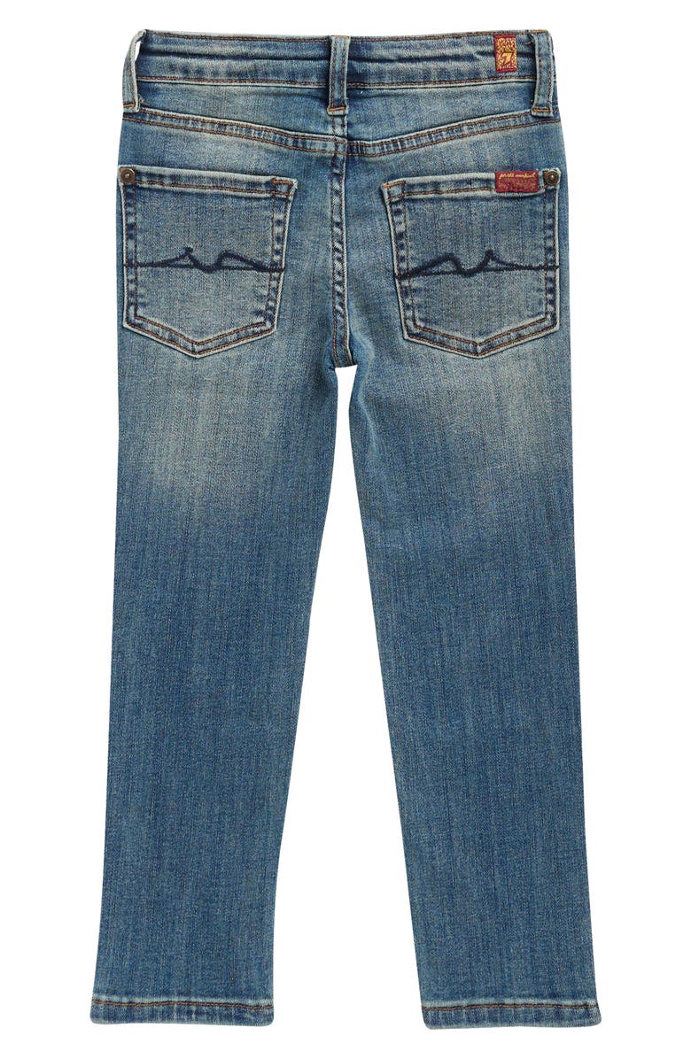 7 For All Mankind Kids' Slimmy Slim Jeans, Alternate, color, Threadlike