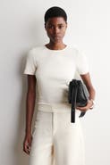 COS Pointelle-Knit T-Shirt