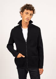 Saint James QUIBERON - High Collar Knit Jacket