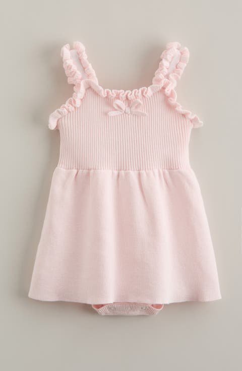 Ruffle Accent Skirted Sweater Bodysuit (Baby)