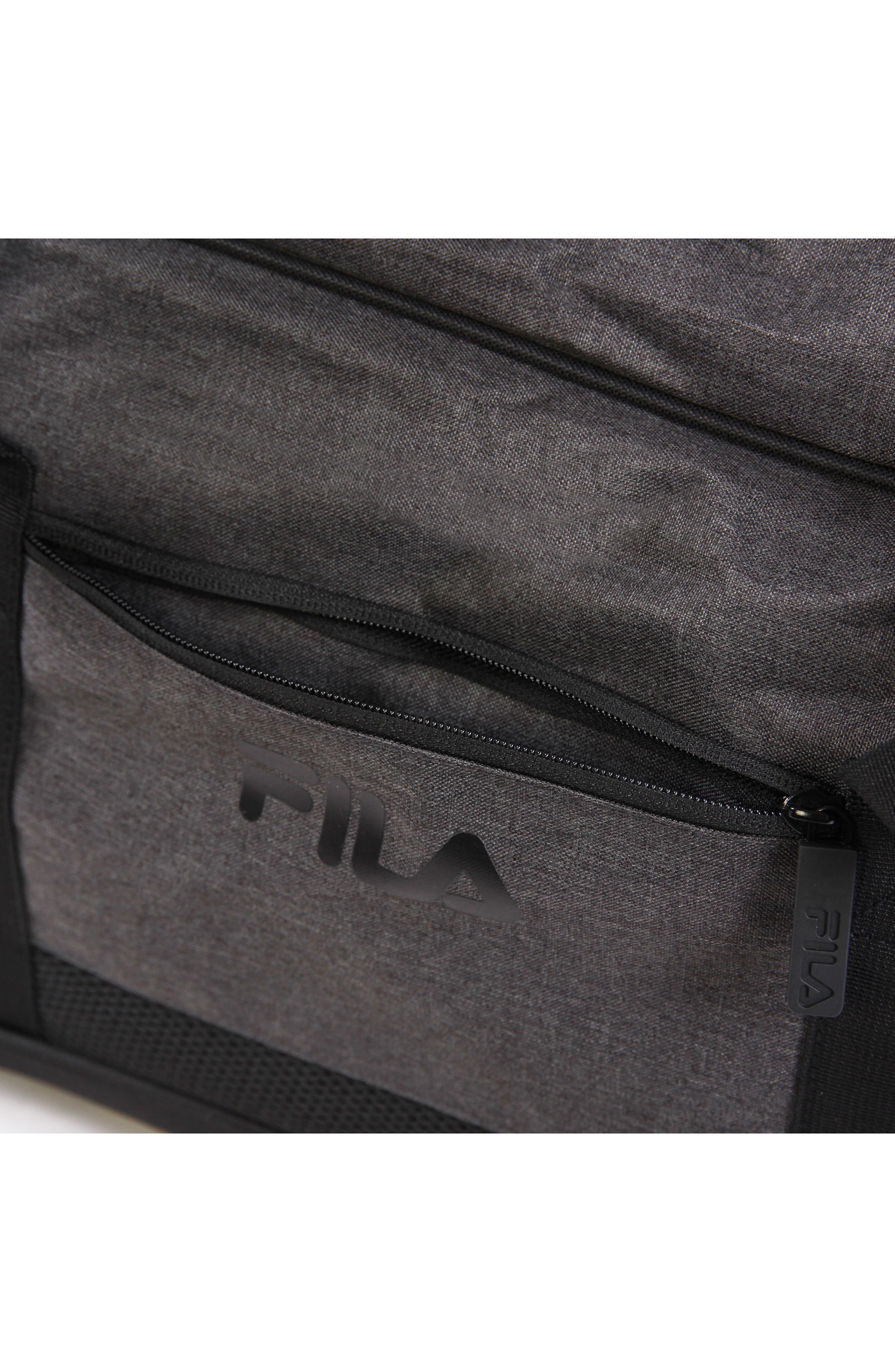 FILA Liberty 22-Inch Duffle Bag, Alternate, color, Black Crosshatch