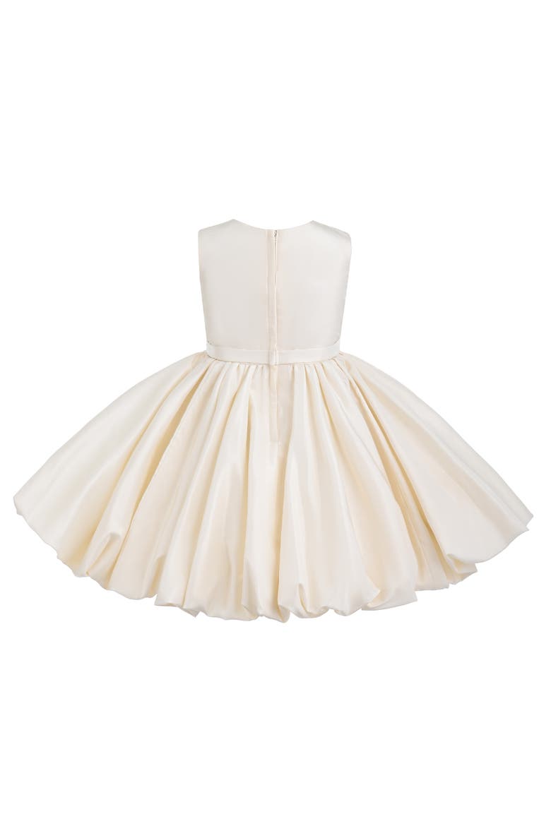 Marina Satin Tiered Dress, Alternate, color, Blue