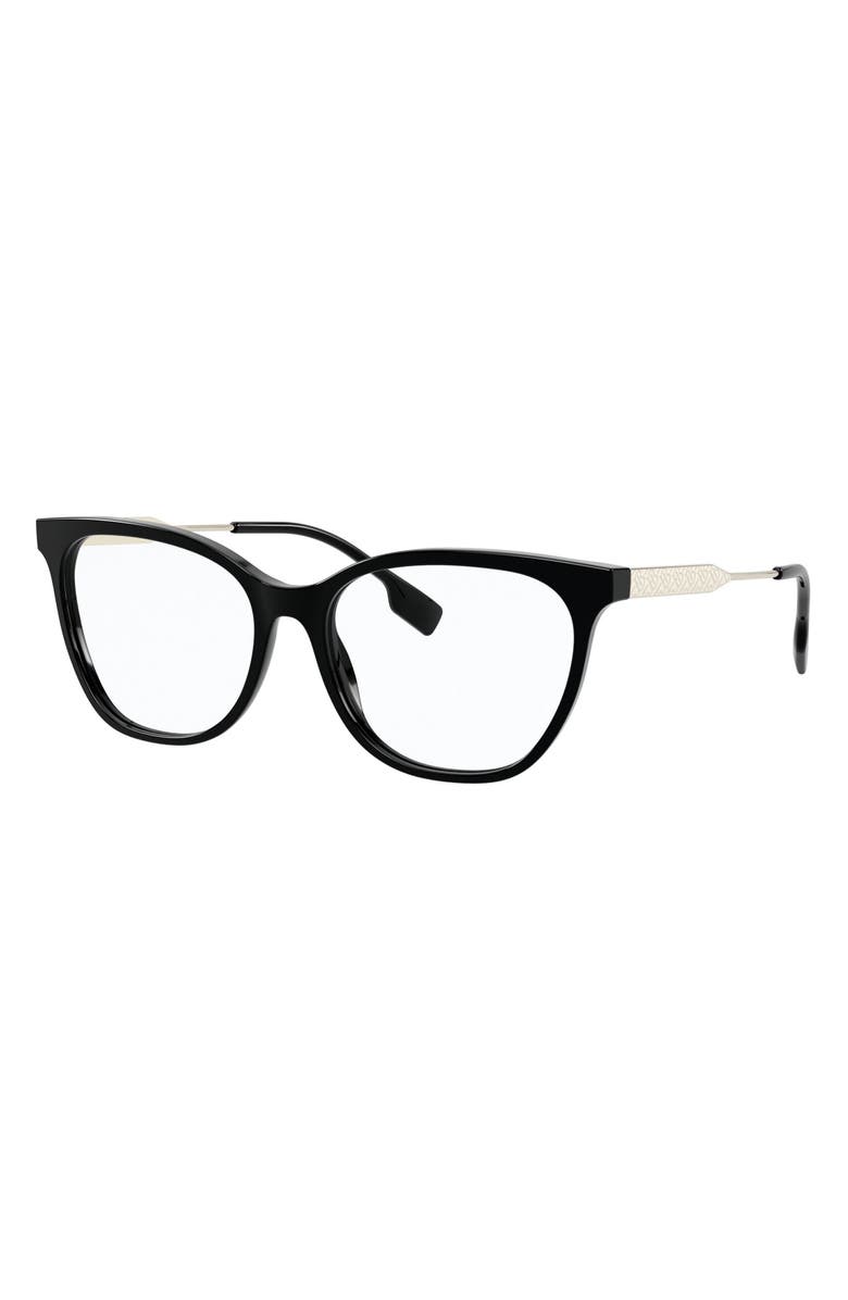 Burberry 55mm Cat Eye Optical Glasses, Alternate, color,