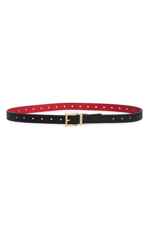 Reversible Faux Leather Belt